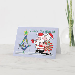 Baum des Weihnachtsmanns Feiertagskarte