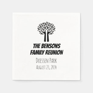 Baum-Familientreffen-Party-Servietten aus Papier Serviette