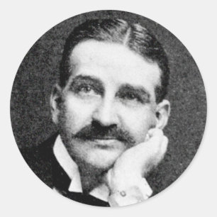 Baum ~ Frank Lyman Writer Wizard of Oz Runder Aufkleber