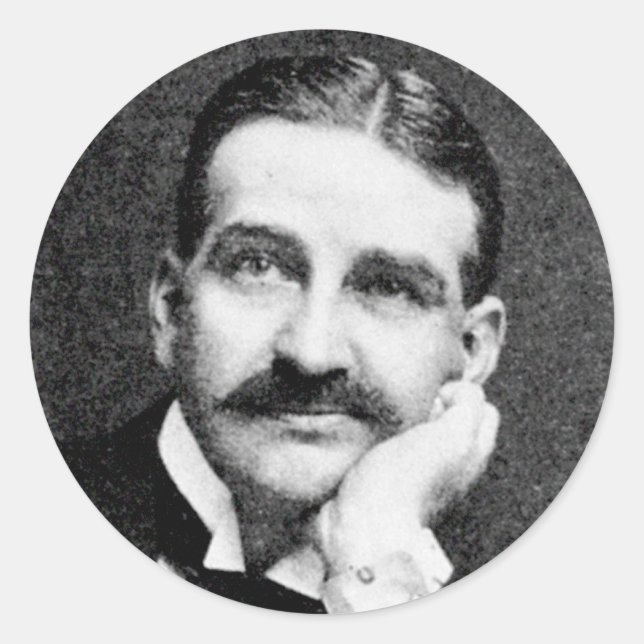 Baum ~ Frank Lyman Writer Wizard von Oz Runder Aufkleber (Vorderseite)