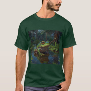 Baum Frog in einer Wildtierwelt-Szene T-Shirt