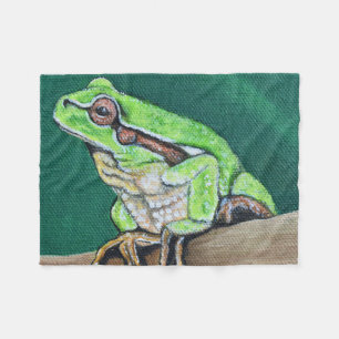 Baum Frog Painting Fleecedecke