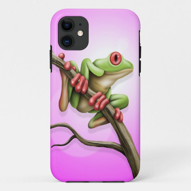 Baum-Frosch Case-Mate iPhone Hülle (Rückseite)