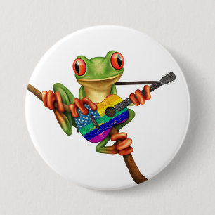 Baum-Frosch, der amerikanisches Button