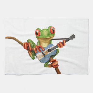 Baum-Frosch, der argentinisches Küchentuch