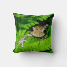 Baum-Frosch Kissen