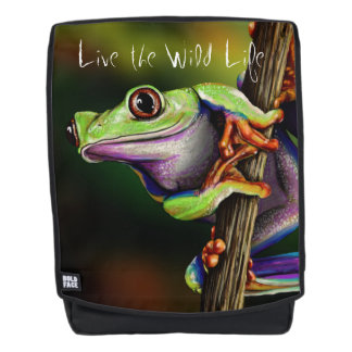 Baum-Frosch - leben das wilde Leben/der Rucksack