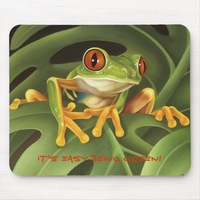Baum-Frosch Mousepad (Vorne)