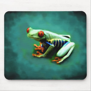 Baum-Frosch-Porträt Mousepad