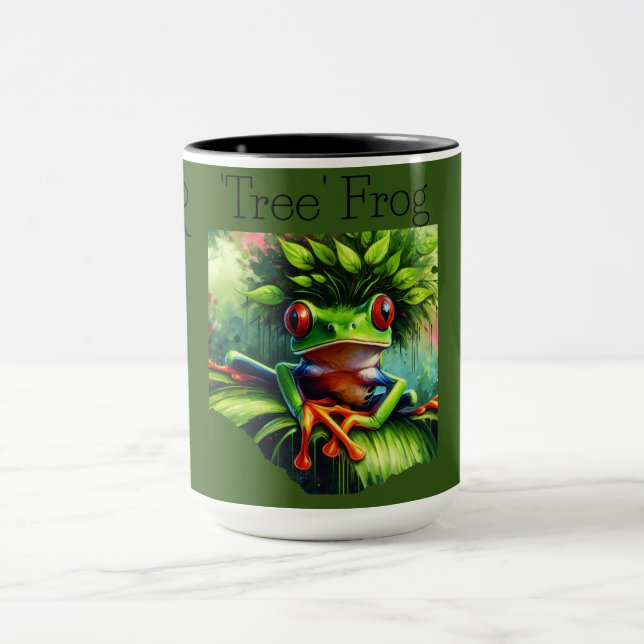 'Baum' Frosch Tasse (Zentrum)