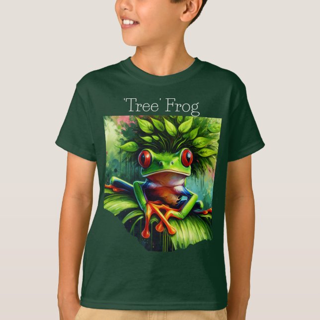 'Baum' Froschjunge T-Shirt (Vorderseite)