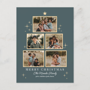 Baum Gallery Editable Color Holiday Card Postkarte