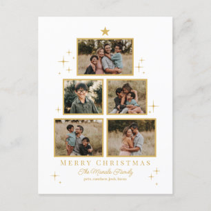 Baum Gallery Editable Color Holiday Card Postkarte