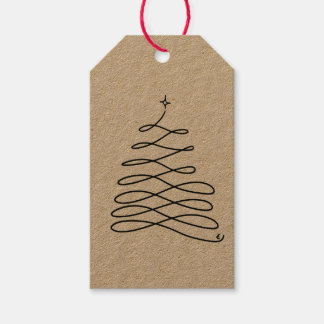 Baum-Geschenkmarke Geschenkanhänger