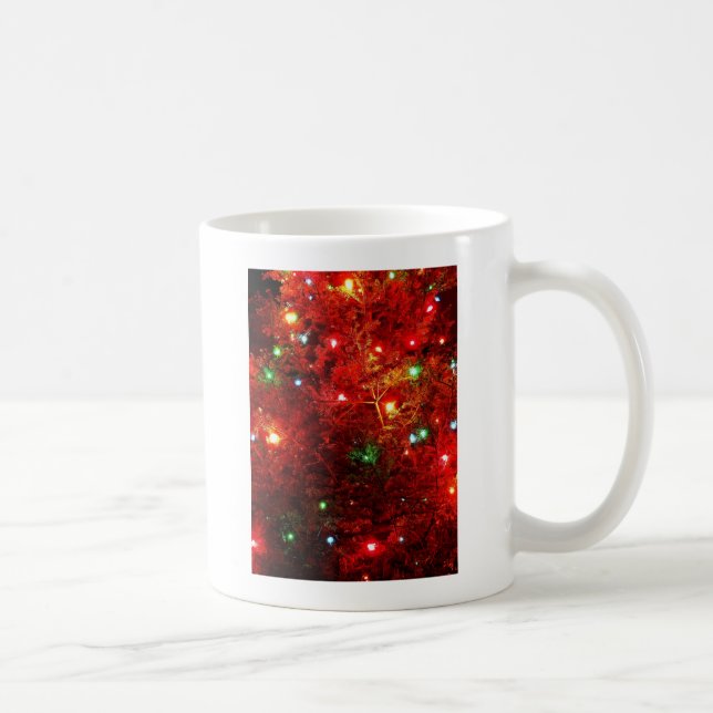Baum-Glitzern Kaffeetasse (Rechts)
