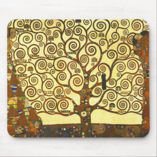 Baum Gustav Klimt der Leben-Mausunterlage Mousepad