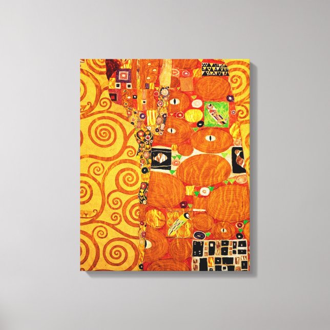 Baum Gustav Klimt Nouveau Leinwanddruck (Vorderseite)