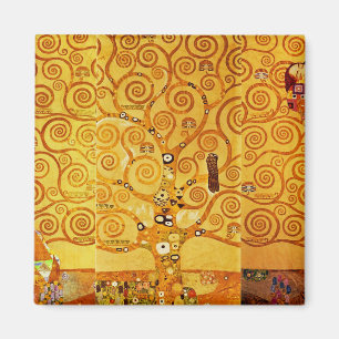 Baum Gustav Klimt Nouveau Magnet