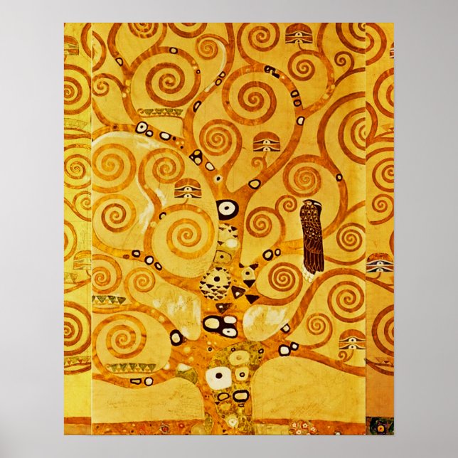 Baum Gustav Klimt Nouveau Poster (Vorne)