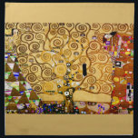 Baum Gustav Klimt Nouveau Serviette<br><div class="desc">Der Baum des Lebens (1909) ist ein schönes Gemälde des Wiener Sezessionisten Gustav Klimt. Bekannt für die Malerei mit reinem Gold, ist seine Kunst lebendig und lustig. Die Äste des Baumes des Lebens kurbeln in Richtung Himmel.</div>
