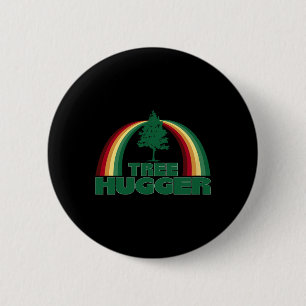 Baum Hugger Earth Day Tree Environmental Protectio Button