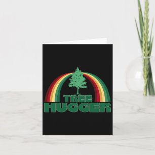 Baum Hugger Earth Day Tree Environmental Protectio Karte