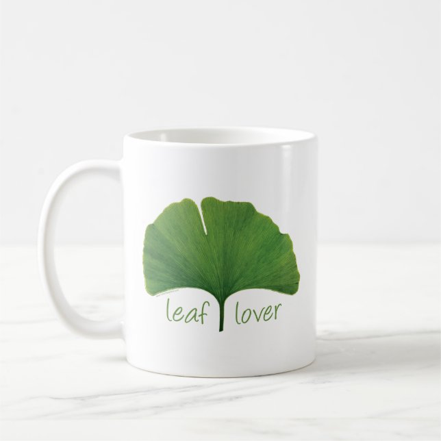 Baum Hugger, Leaf Lover - Ginkgo Kaffeetasse (Links)