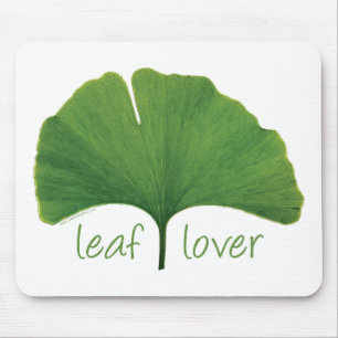 Baum Hugger, Leaf Lover - Ginkgo Mousepad