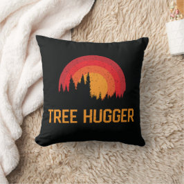 Baum Hugger Retro Not Lover Kissen