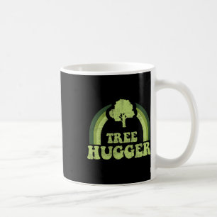 Baum Hugger Vintag Retro Natur Umweltohr Kaffeetasse