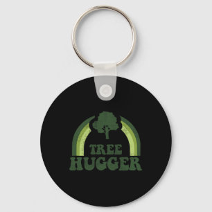 Baum Hugger Vintag Retro Natur Umweltohr Schlüsselanhänger