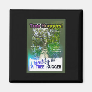 Baum Huggers Extraordinaire. Zine Cover Magnet
