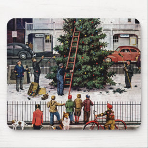 Baum im Rathausplatz Mousepad