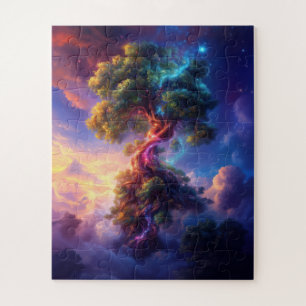 Baum in einer psychedelischen Traumlandschaft 2