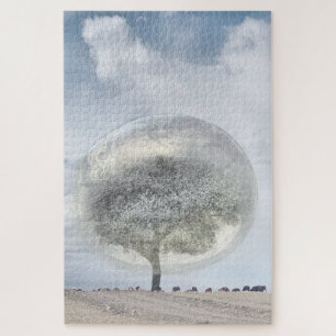 Baum in Schutzblase