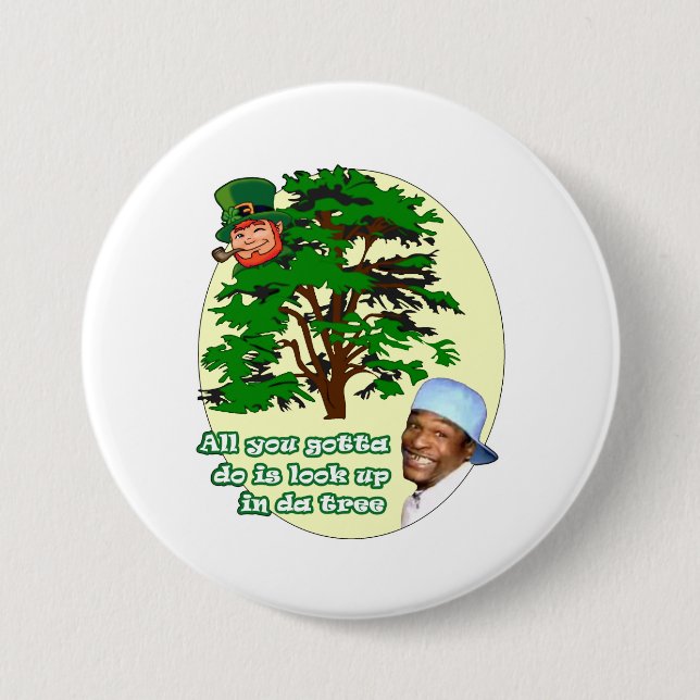 Baum-Kobold Button (Vorderseite)