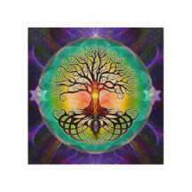 Baum Leben-der hölzernen Wand-Kunst