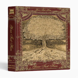 Baum Leben-der Vintagen Blick-Grafik 2,5 Cm Ordner