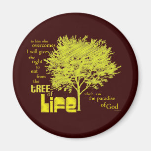 Baum Lebendes christlichen Scripturemagneten Magnet