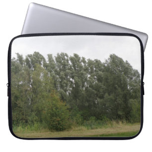 Baum-Linie Landschaft Laptop-Sieb Laptopschutzhülle