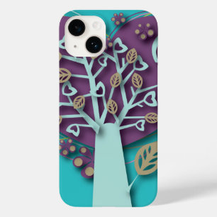 Baum mit Herzblumen, Retro-Liebe und Romantik title_seo2