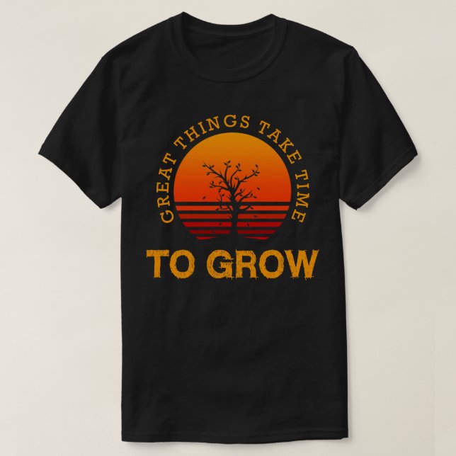 Baum mit kleinen Blätter T-Shirt (Design vorne)