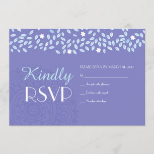 BAUM MIT STARS Bat Mitzvah UAWG Reply Card Einladung