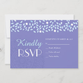 BAUM MIT STARS WEDD RSVP-Antwortkarte Einladung
