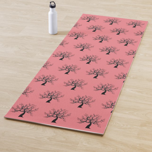 Baum of Life Art - Wählen Sie Ihre Hintergrundfarb Yogamatte (Beispiel)