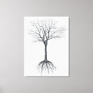 Baum ohne Blätter Leinwanddruck