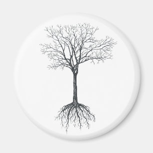 Baum ohne Blätter Magnet