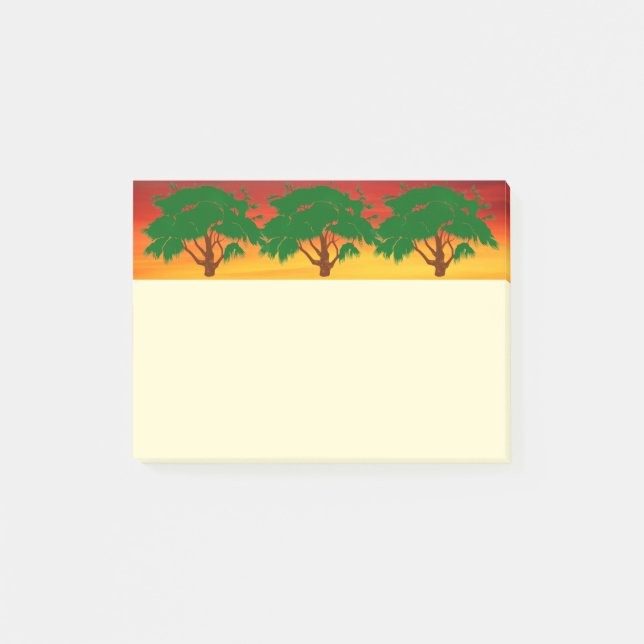 Baum Post-it Klebezettel (Vorderseite)