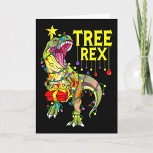 Baum Rex! Lustiger Weihnachts-Paläontologe Karte