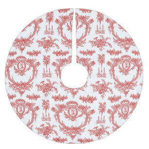 Baum-Rock Marie Toile strawberry2 Polyester Weihnachtsbaumdecke